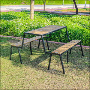 3n1 Garden Folding Bench and Table - Image 6