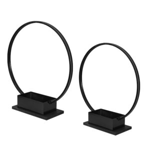 Set Of Two Decorative Metal Stands