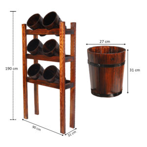 Wooden Flower Rack and Plant Stand - Image 7